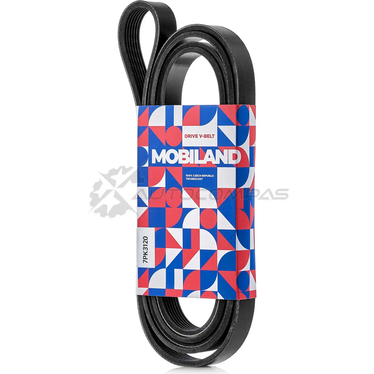 Ремень 7PK3120 (EPDM) FORD TRANSIT бортовой (FM_ _, FN_ _) 501273120 MOBILAND 1441196627 501273120 78KW U - Изображение 1
