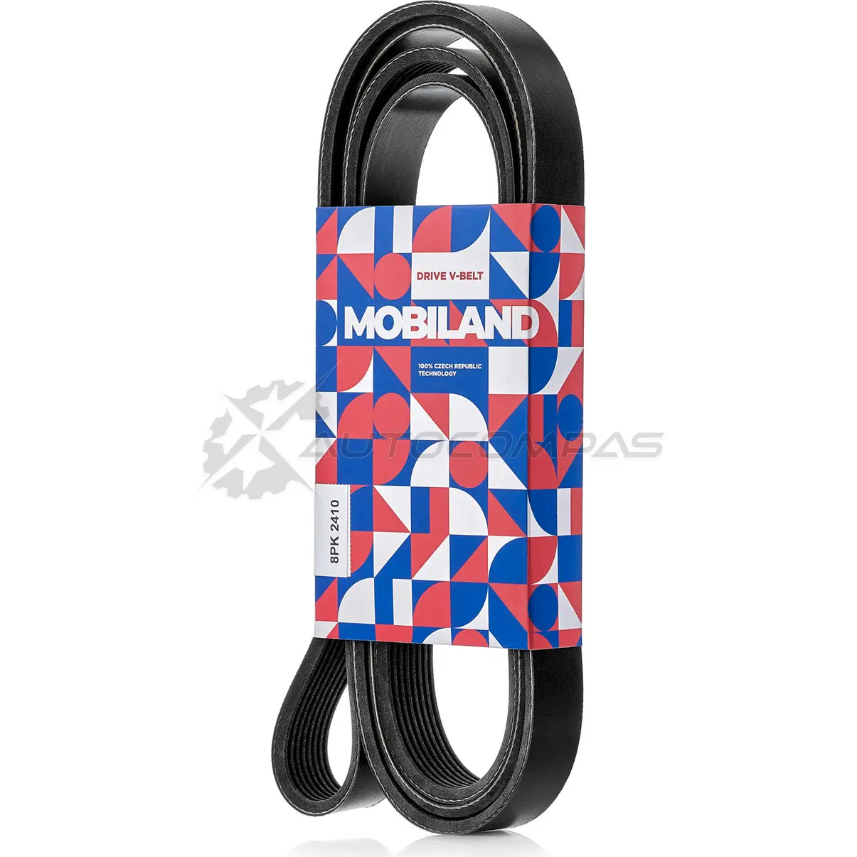 Ремень 8PK2410 (EPDM) TOYOTA LAND CRUISER 200 (_J2_) 501282410 MOBILAND 1441197145 SJ 1SK8 501282410 - Изображение 1
