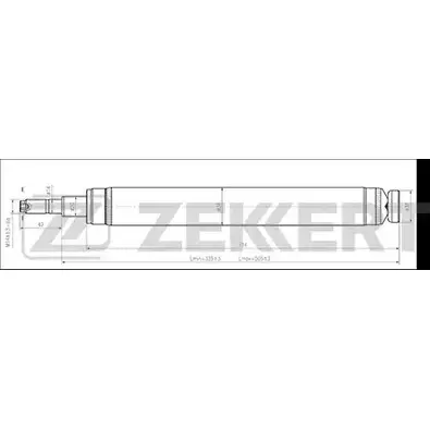 Амортизатор ZEKKERT 1275249817 UIIUPZ CGR 6G SO-6022 изображение 0