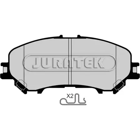 Тормозные колодки, дисковые, комплект JURATEK 4UZAZ UVSY 4 JCP8146 1275732031 изображение 0