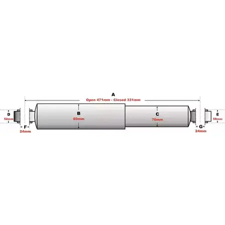 Амортизатор JURATEK 3GBJ4M JSA014 1275733757 T9UU T изображение 0