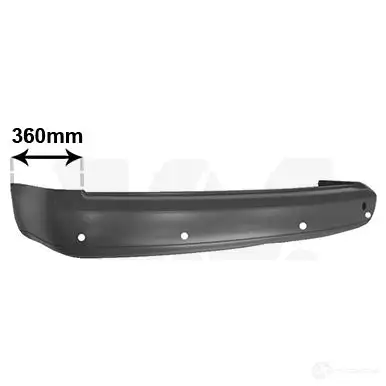 Бампер VAN WEZEL 10X2 V8 5867541 1438544042