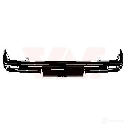 Бампер VAN WEZEL 482089 4 50104 Y07PO 5812576