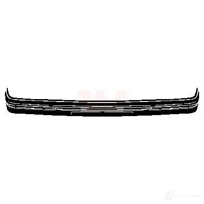 Бампер VAN WEZEL 8QQWR 4025570B 474922 640 124B