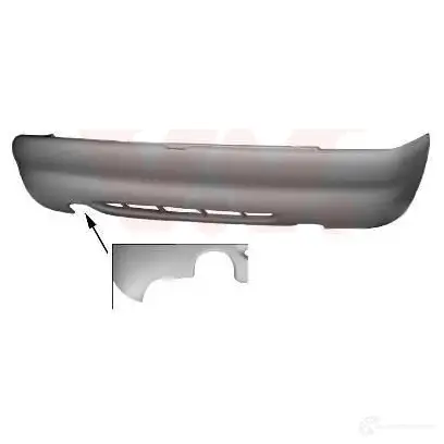 Бампер VAN WEZEL 45TLBR 22513 8 465518 1856546