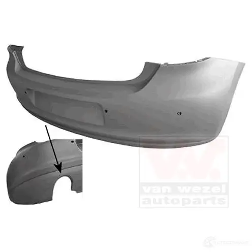 Бампер VAN WEZEL 2R5AQG 482637 46613 8 5829547 - Изображение 1