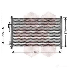 Радиатор кондиционера VAN WEZEL 25005202 R7XPFCS 60255 202 466962