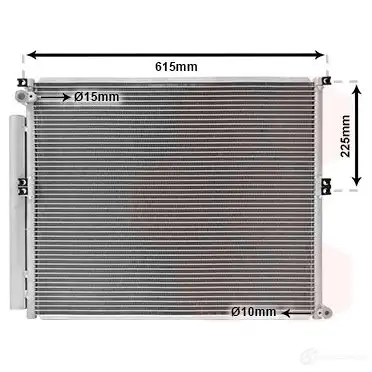 Радиатор кондиционера VAN WEZEL 479875 6053 5640 7V2MME0 53005640