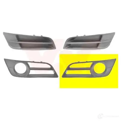 Накладка бампера VAN WEZEL 3EWMD 480508 9124 03 5396593