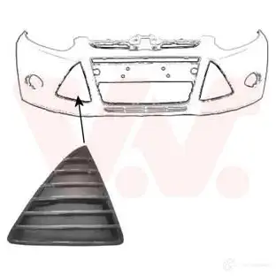 Накладка бампера VAN WEZEL F18OQ 466554 1945592 2 47405