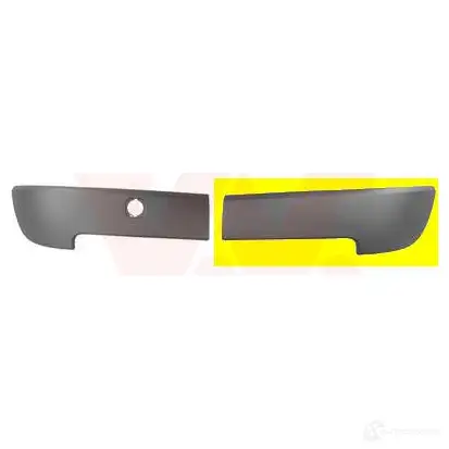 Накладка бампера VAN WEZEL 63 1413 476837 4328591 I292T0X изображение 0