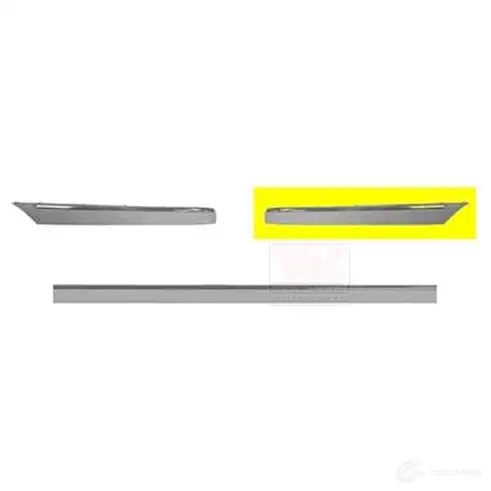 Накладка бампера VAN WEZEL 15149 5 3032552 RET3NQ0 469680