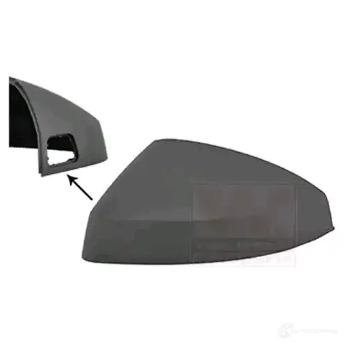 Накладка зеркала, крышка VAN WEZEL 5410909591328 0335843 457407 1Y CRJG4 - Изображение 1