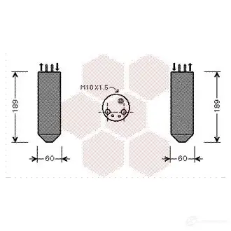 Осушитель кондиционера VAN WEZEL 0G0Q7 6083D0 42 8300D042 487157