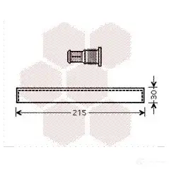 Осушитель кондиционера VAN WEZEL 5300D416 479910 6053 D416 BA1PPXF изображение 0