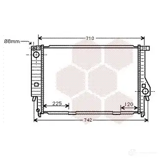 Радиатор охлаждения двигателя VAN WEZEL 457948 5410909126230 LMV7 AV 06002159