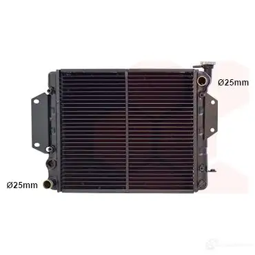 Радиатор охлаждения двигателя VAN WEZEL 461558 AF0WDLO 11002022 601120 22