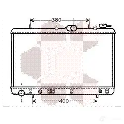 Радиатор охлаждения двигателя VAN WEZEL BMVQ7F2 82002029 485973 6 0822029