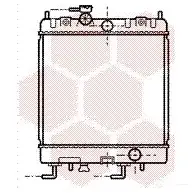 Радиатор охлаждения двигателя VAN WEZEL 13002168 461669 A1VSHD3 6013216 8 изображение 0