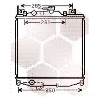 Радиатор охлаждения двигателя VAN WEZEL ZSSZQ 479085 52002022 6052202 2 изображение 0