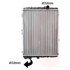 Радиатор охлаждения двигателя VAN WEZEL WW44V3 6003 2002 03002002 456220 изображение 0