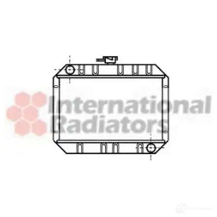 Радиатор охлаждения двигателя VAN WEZEL 6 0182001 Z08UD3X 18002001 1423215351