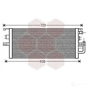Радиатор охлаждения двигателя VAN WEZEL AVF5WI 468636 30002479 603 02479