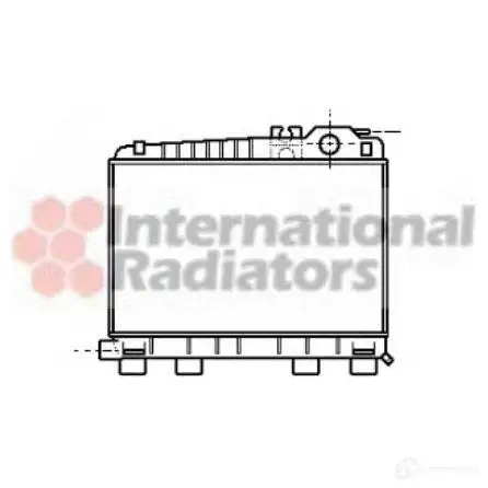 Радиатор охлаждения двигателя VAN WEZEL 63GAZ 457911 06002043 600620 43