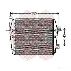 Радиатор охлаждения двигателя VAN WEZEL 58002290 V0AVT0K 481608 60 582290 изображение 0
