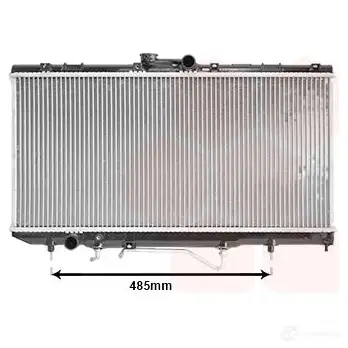 Радиатор охлаждения двигателя VAN WEZEL 53002146 605321 46 479559 Q655JP5