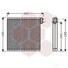 Испаритель кондиционера, радиатор печки VAN WEZEL 479961 6053V4 83 5300V483 NBBTD3