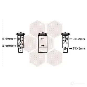 Расширительный клапан кондиционера VAN WEZEL 455497 T8N2XDC 01001094 60 011094