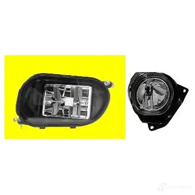 Противотуманная фара, птф VAN WEZEL 5075 3111 455668 WK6F2C 0145995