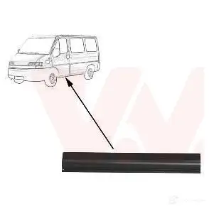 Накладка порога, ступенька кабины VAN WEZEL 74 0042 1747102 YYRI4Q 463809 изображение 0
