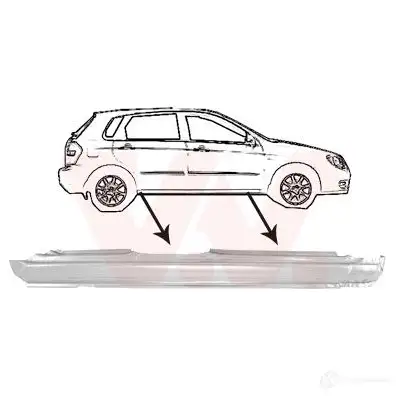 Порог VAN WEZEL 1980 42 487322 8322104 B39NC3