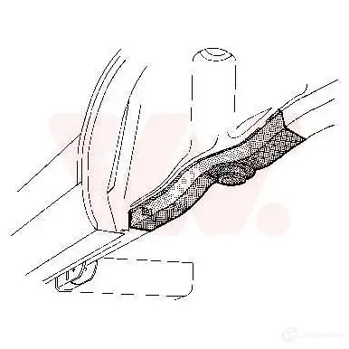 Лонжерон VAN WEZEL Z0OMJZ 1844312 2 16392 465410