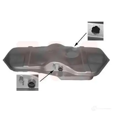 Топливный бак VAN WEZEL 472737 3730085 303 16620 W7BXI
