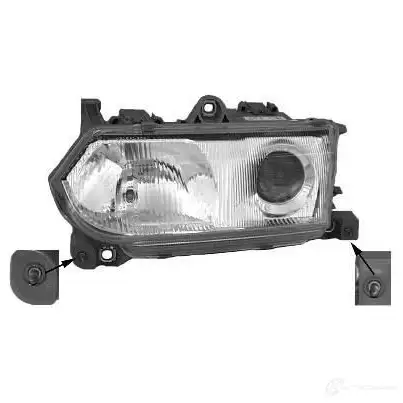 Фара VAN WEZEL NI5YIKJ 455666 0145961 5 0753101