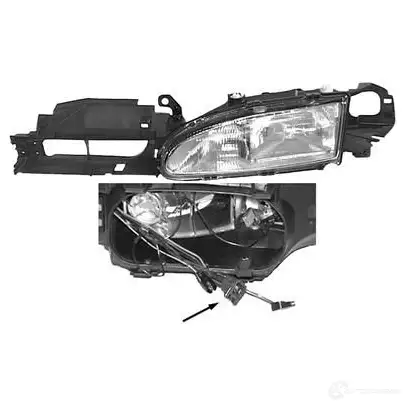 Фара VAN WEZEL 502 23131 JVIPO4 1825947m 465044
