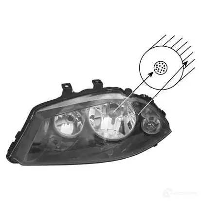 Фара VAN WEZEL 50689 141 478534 4917963V LQDAX7