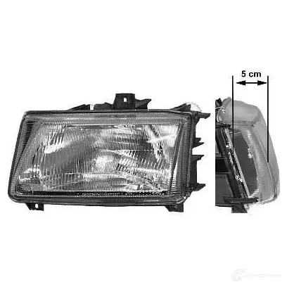 Фара VAN WEZEL 5068513 2 T8VGYQ 4913962v 478419