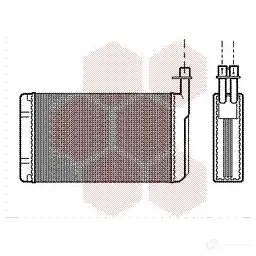 Радиатор печки, теплообменник VAN WEZEL 478185 47006021 6047 6021 BSPXZZ9