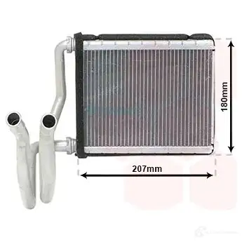 Радиатор печки, теплообменник VAN WEZEL 53006727 JON WR 1437850100 изображение 0