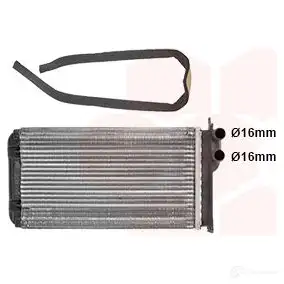 Радиатор печки, теплообменник VAN WEZEL 49006025 XVI49 478300 6 0496025