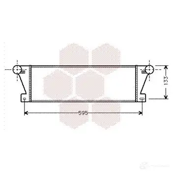 Интеркулер VAN WEZEL 6006417 7 458047 ZM9TIAY 06004177 изображение 0