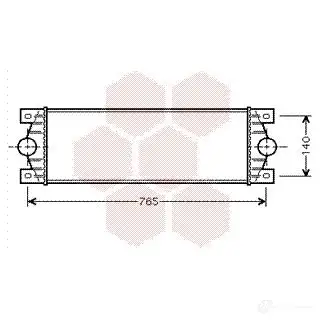 Интеркулер VAN WEZEL VHPIB 43004329 476095 6 0434329 изображение 0
