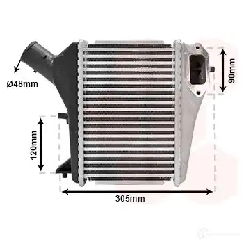 Интеркулер VAN WEZEL 9HSV V 25014702 5410909626549 1424525579