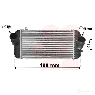 Интеркулер VAN WEZEL W5YN E 82004326 486113 5410909556099