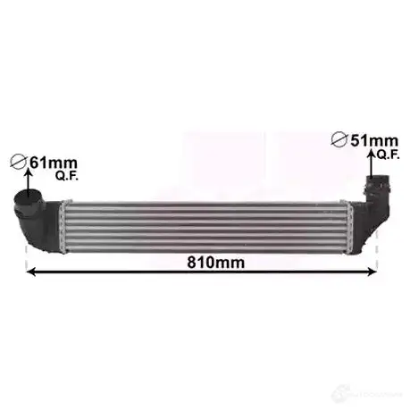 Интеркулер VAN WEZEL 476122 97XS4 V 43004614 5410909607593 - Изображение 1