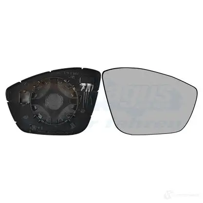 Зеркальный элемент, стекло зеркала VAN WEZEL 6K IS3P 4043838 1437859416